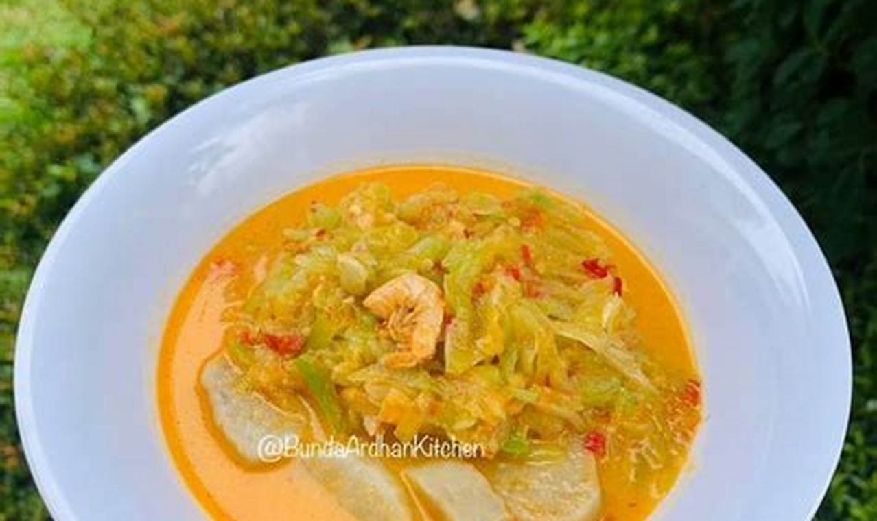 Resep Sayur Nanas Santan: Nikmat, Bergizi, dan Menggugah Selera