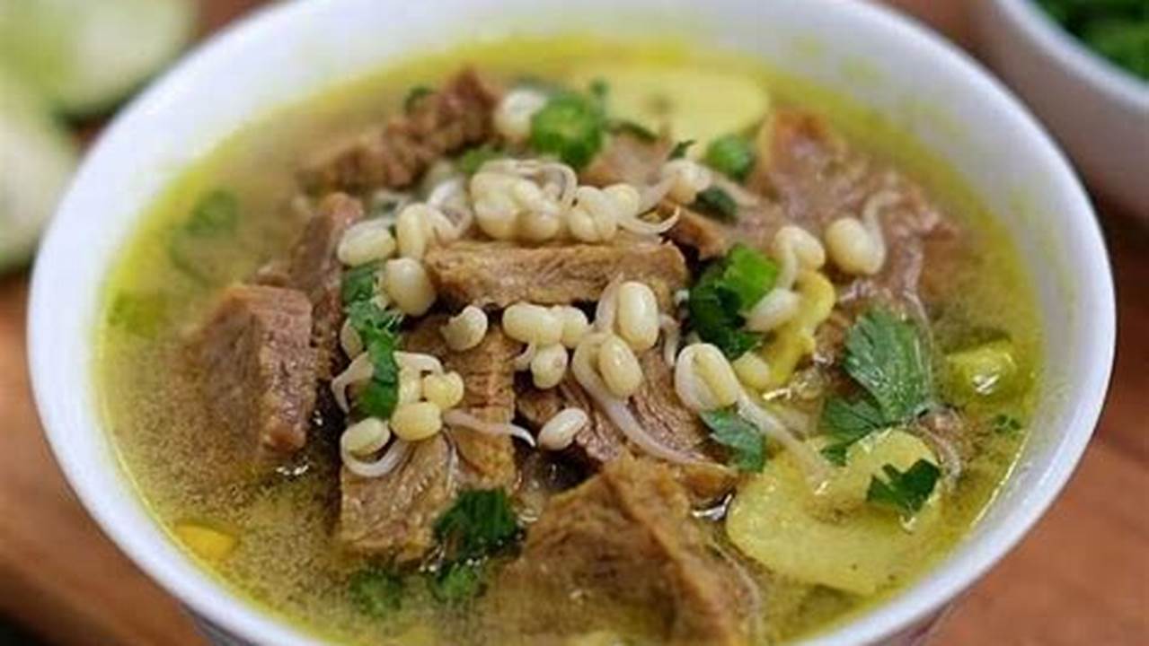 Resep Soto Bening Daging Sapi Lobak: Rahasia Kuliner yang Terungkap