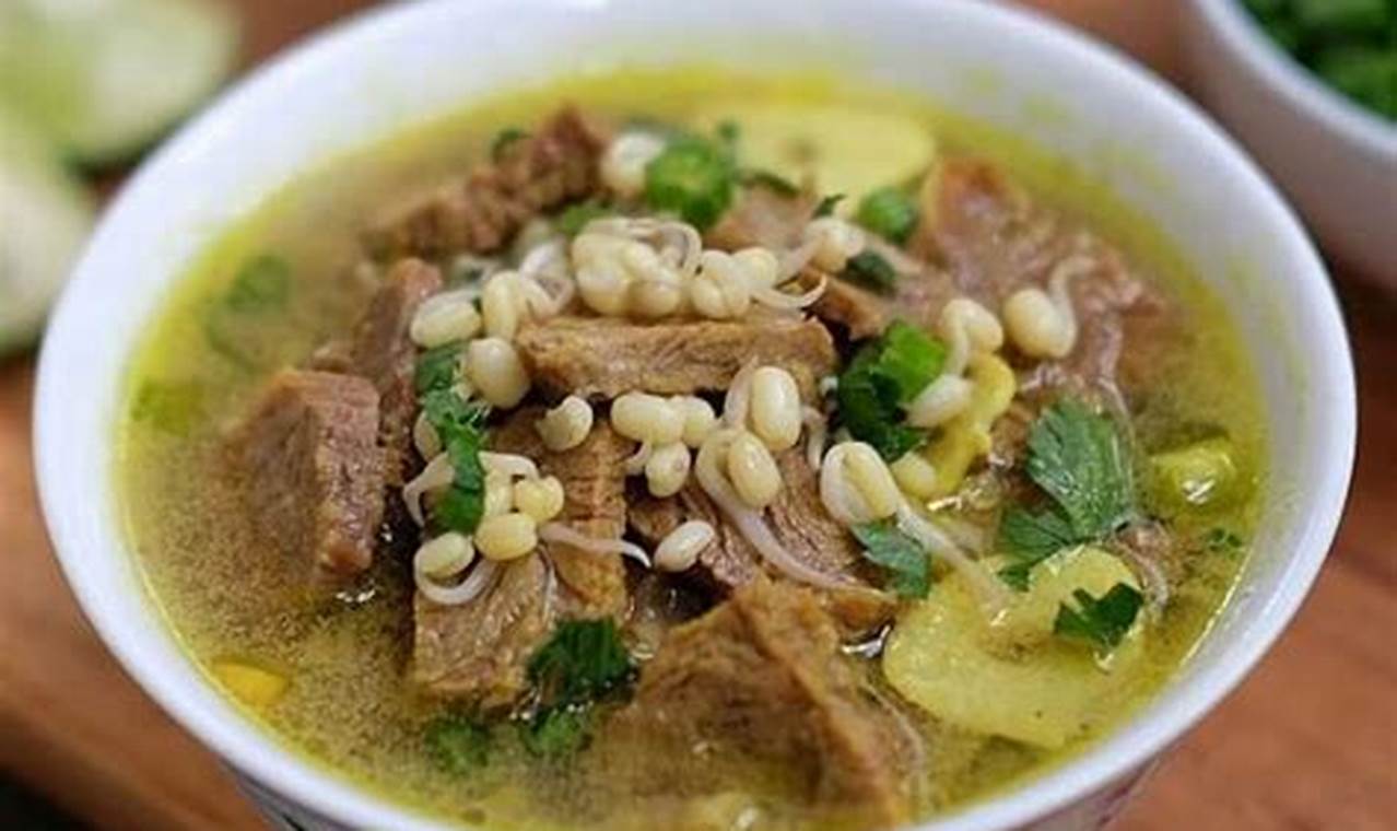 Resep Soto Bening Daging Sapi Lobak: Rahasia Kuliner yang Terungkap