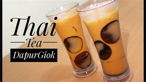 Resep Thai Cha Cincao dapur jujun Es Teh Susu ala Thailand (Cha Yen, Thai Milk Tea) Rasa