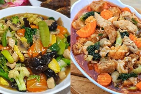 Resep Capcay Kuah Sederhana Ala Rumahan CAPCAY ala RESTO Resep