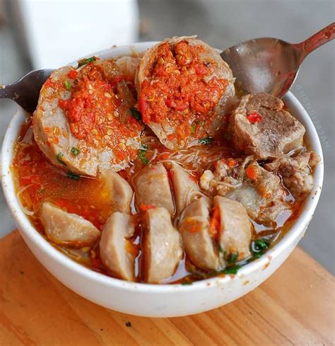 Resep Bakso Mercon Kuah Super Pedas Simple Sederhana Kuliner Mantap