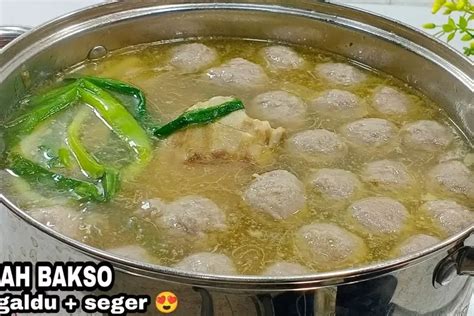 Resep Membuat Bakso Sapi Spesial Kenyal