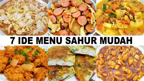 resep masakan sahur simple