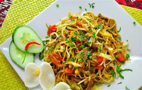 resep mie goreng kuning padang lezat