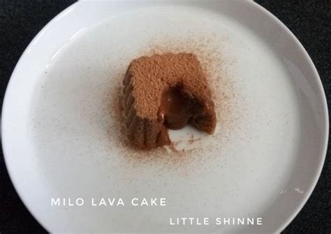 Resep Milo Lava Cake Lumer,No mixer no oven oleh Nia Ramadhan Cookpad