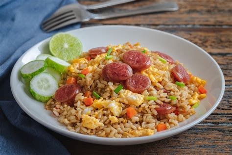 resep nasi goreng sosis