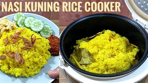 resep nasi kuning rice cooker