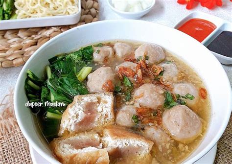 Resep [Week32] BAKSO PENTOL Resep ala Pedagang Keliling oleh Dapoer