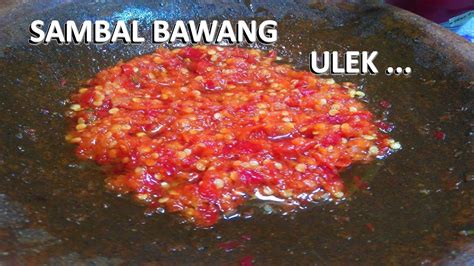 Resep Sambal Bawang Wong Solo