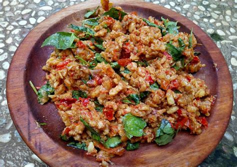 resep sambal tempe kemangi