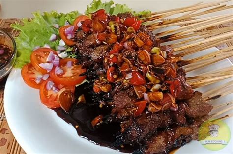 resep sate pentul daging sapi