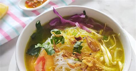 resep soto ayam kuning bogor