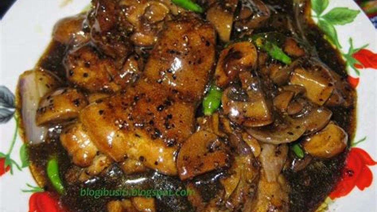 Resepi Ayam Masak Black Pepper yang Lezat dan Menggugah Selera