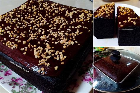 Resepi Kek Coklat Moist Versi Bakar Simple