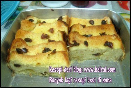 Resepi Bread Butter Pudding Resepi 135 Kiwi Bread Butter Pudding