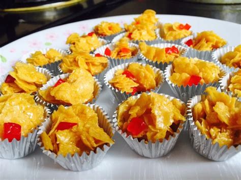 Resepi Cornflake Madu Azlina