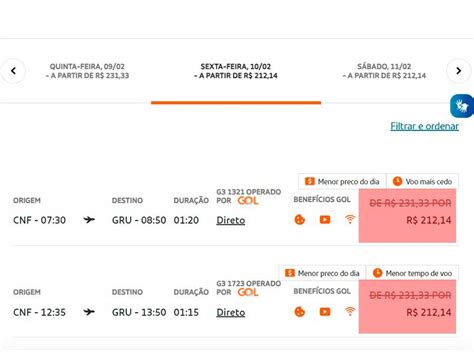 reserva de passagens gol