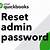 reset password in quickbooks