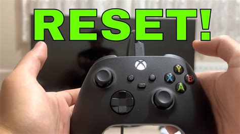 reset an xbox controller