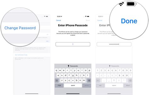 reset apple id password with passcode