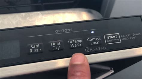 Reset Button On Kitchenaid Dishwasher