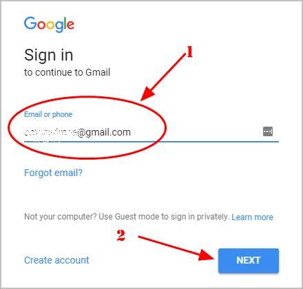 reset gmail password with security code