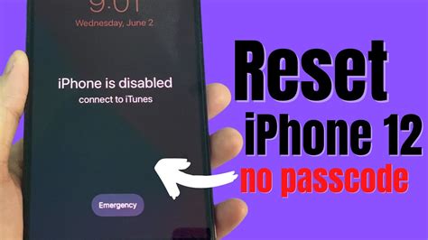 reset iphone 12 forgot passcode