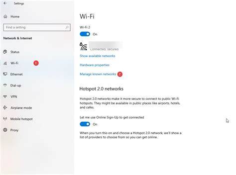 reset laptop wifi settings