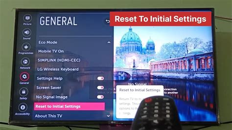 Reset Lg Lcd Tv Factory Settings