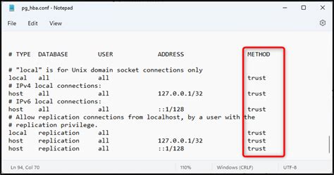 reset postgres password