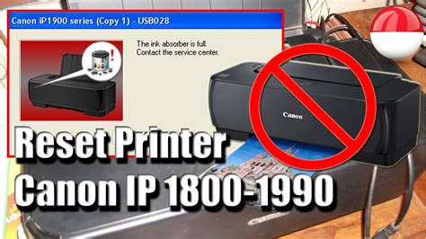 Reset Printer Canon 1980