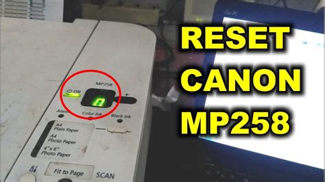 Cara Reset Printer Canon MP258
