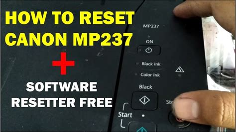 Reset printer Canon Pixma MP237 menggunakan software