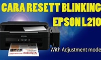 Reset Printer Epson L210