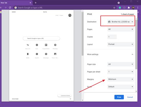 Reset Printer Settings In Chrome