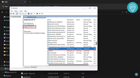 reset the postgres password