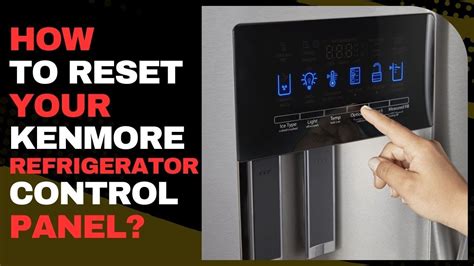 What Does The Kenmore Elite Refrigerator Ice Maker Reset Button Do