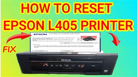 Epson L405 resetter crack