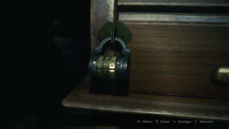Resident Evil 2 Safe Codes Kombinationen und Fundorte