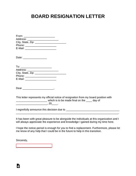 FREE 5+ Sample Membership Resignation Letter Templates in PDF MS Word