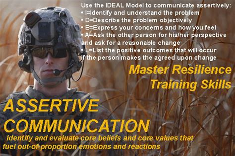 resiliency skill assertive communication