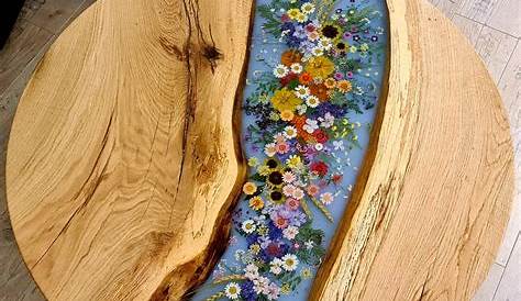Resin Flower Table Coffee Tables