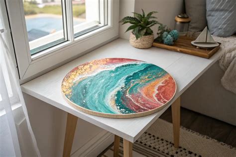 resin art ideas boho theme