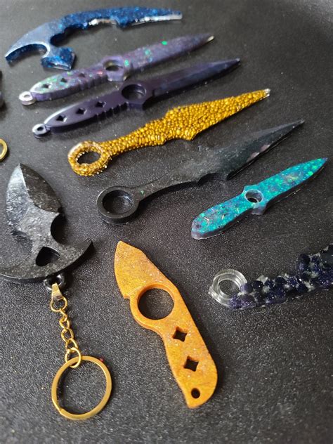 Resin Keychain Knife