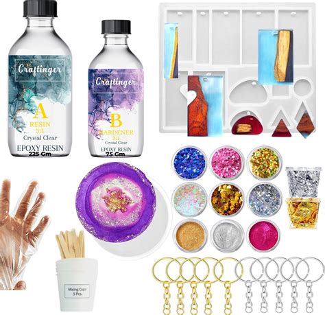 Resin Keychain Materials