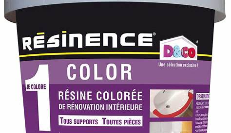 Resine Coloree Color Resinence Résine ée RESINENCE, Noir, 0.25 L