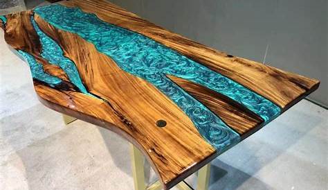 Resine Epoxy Pour Table Comment Fabriquer Une Rivière En Résine époxy