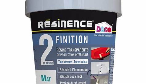 RESINENCE Finition Résine Transparente de Protection Mat 250ml