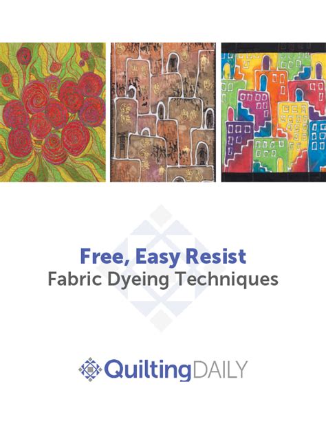 Resist Fabric Dyeing Techniques